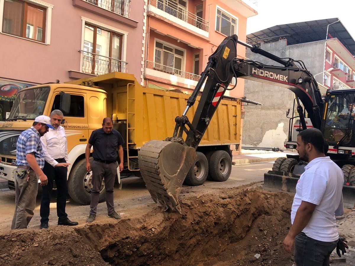 Simav Belediyesi\'nden altyapı çalışması
