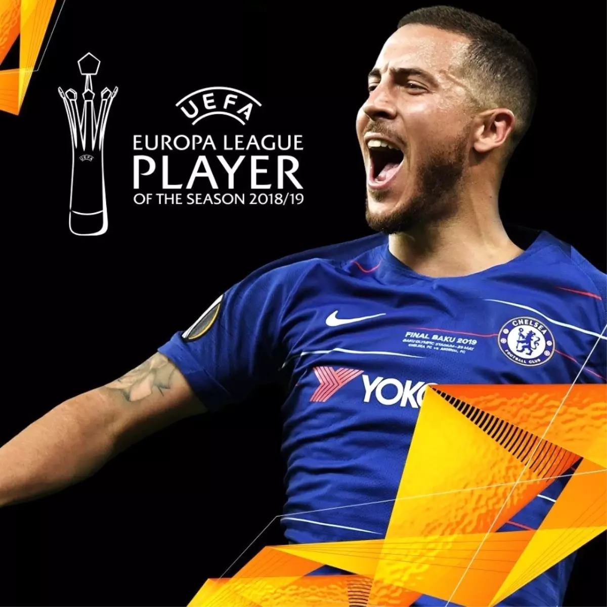 UEFA Avrupa Ligi\'nde yılın futbolcusu: Eden Hazard