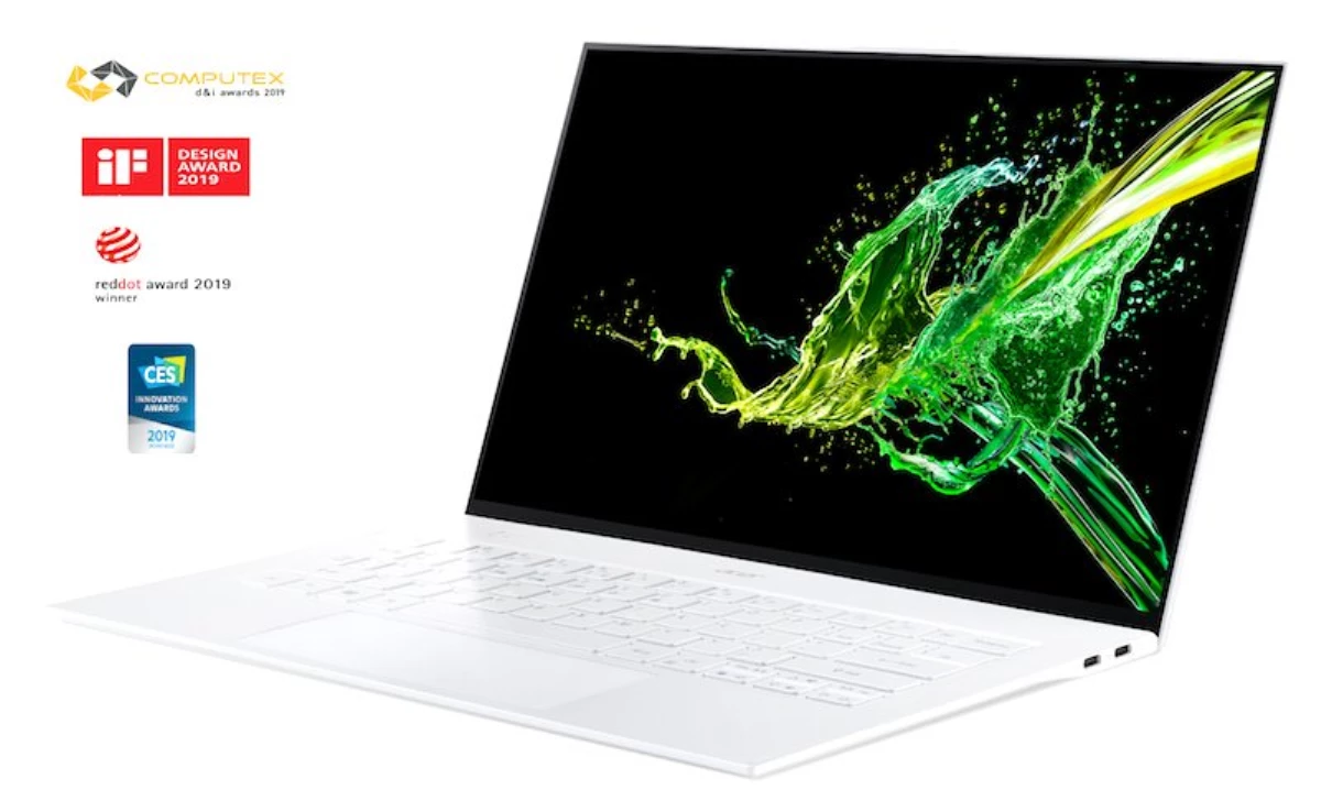 Yeni Acer Swift 7, 1cm\'den ince, 1 kg\'dan hafif, Dokunmatik Ekranlı