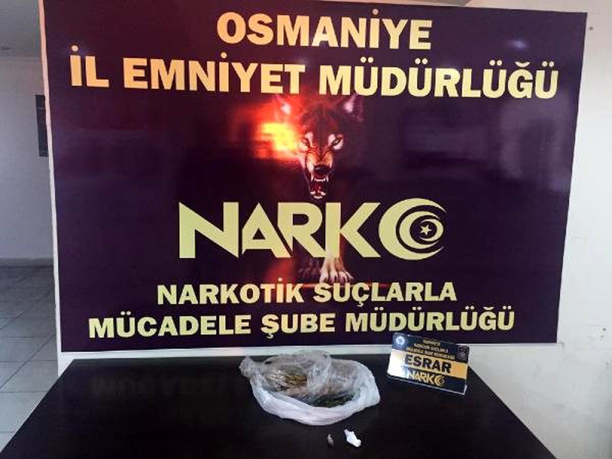 Evde yapılan aramada uyuşturucu madde bulundu