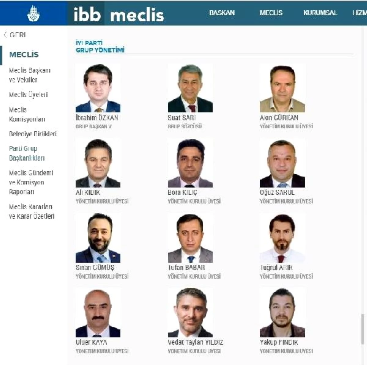 İbb meclisi\'nde iyi parti de grup kurdu