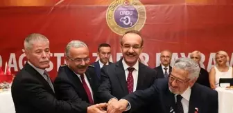 Orduda Zafer Bayramı resepsiyonu