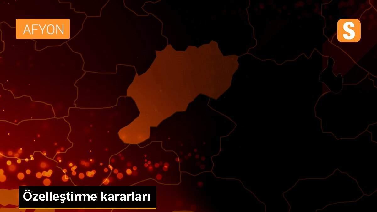 Özelleştirme kararları