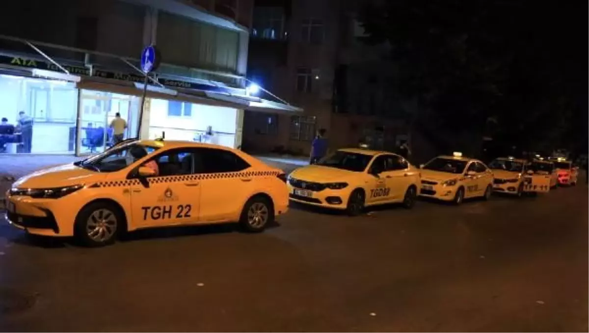 Taksimetre yoğunluğu gece de devam etti