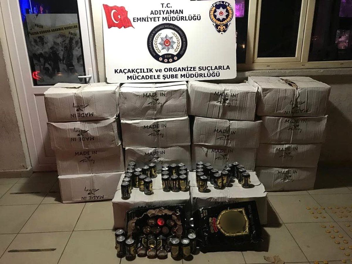 Adıyaman\'da kaçak içki operasyonu