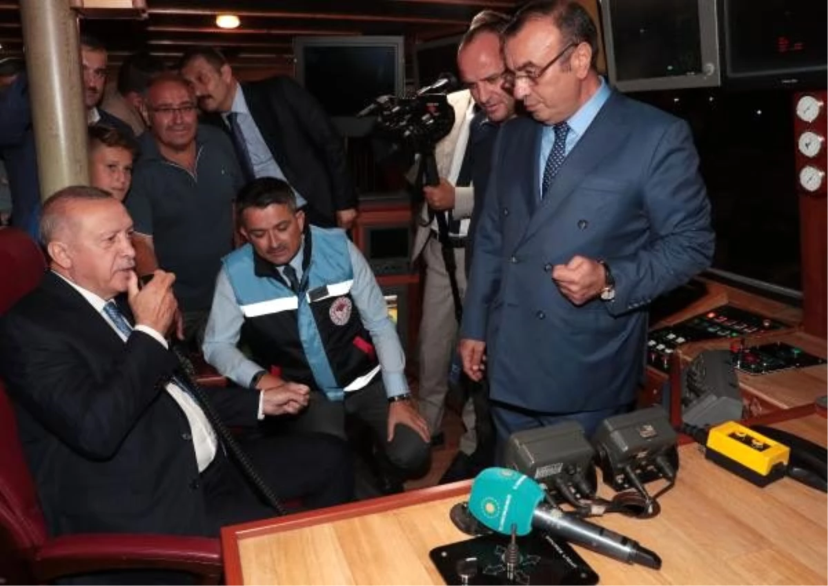 Cumhurbaşkanı erdoğan telsizden balıkçılara seslendi