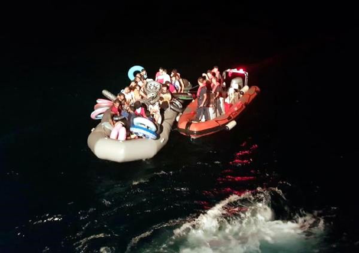 Datça\'da 35 kaçak göçmen yakalandı