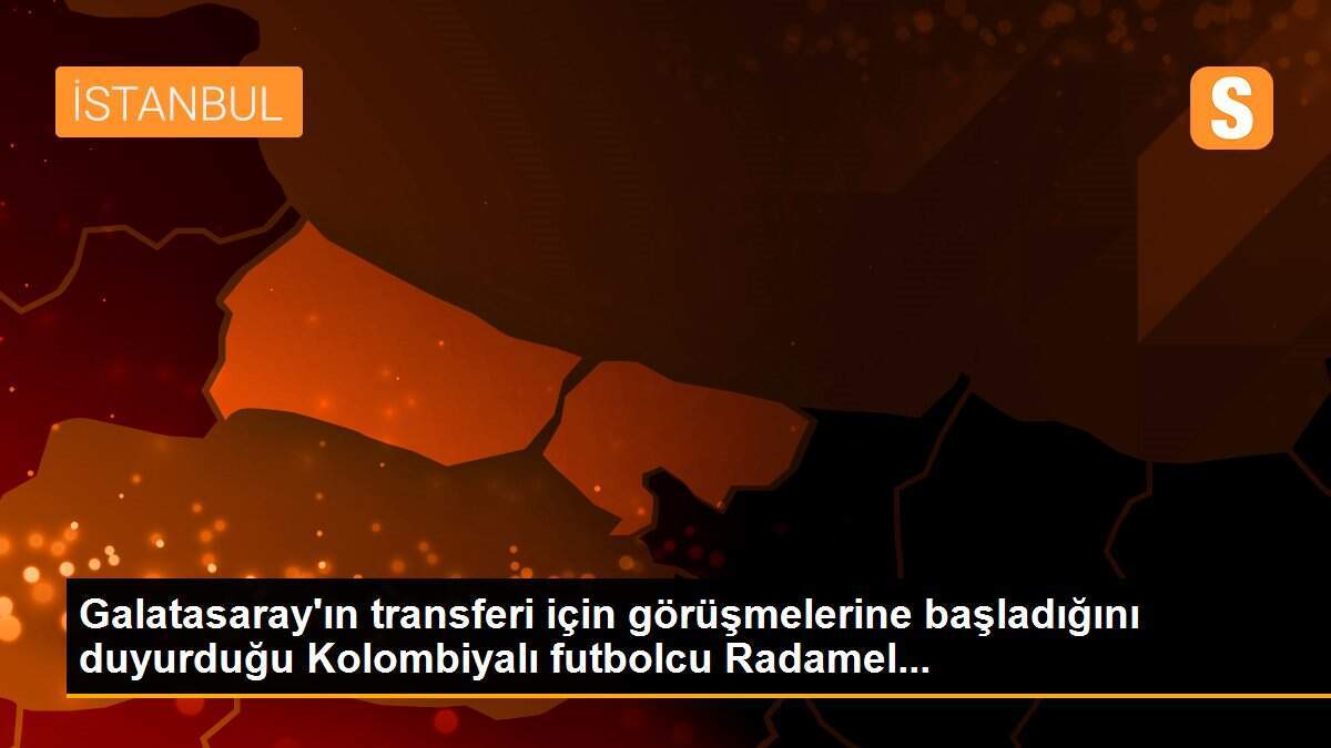 Galatasaray\'ın transferi için görüşmelerine başladığını duyurduğu Kolombiyalı futbolcu Radamel...