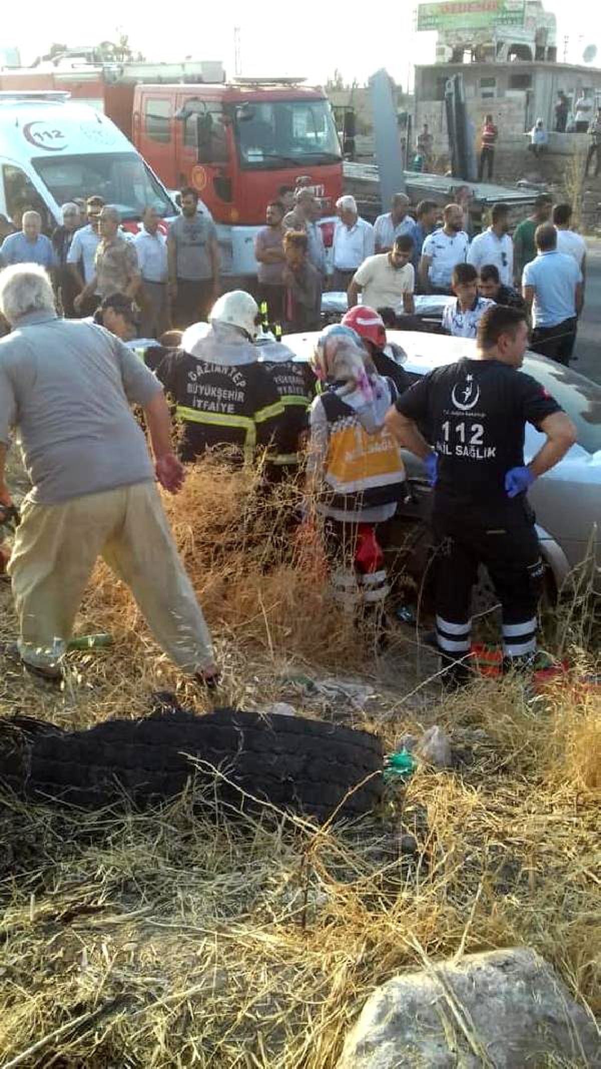 Gaziantep\'te kaza: 1 ölü 7 yaralı