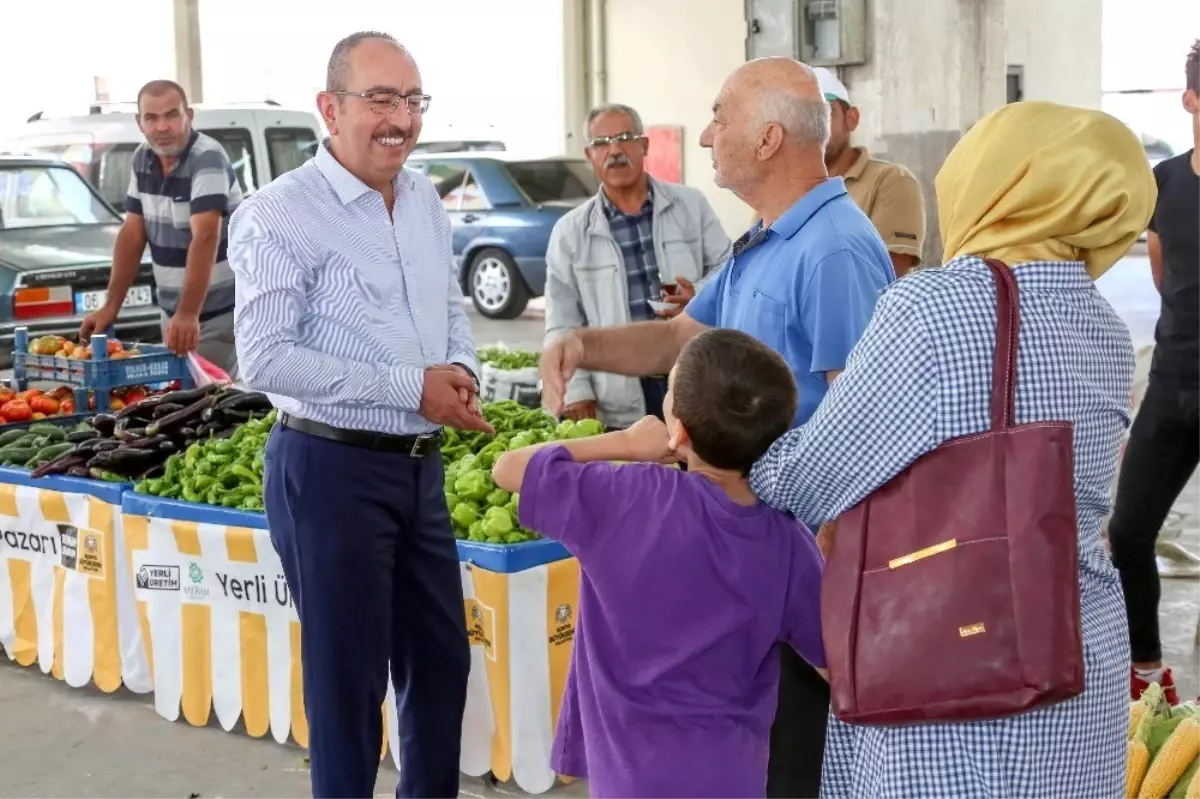 Meram Yerli Ürün Pazarı ilgi görüyor