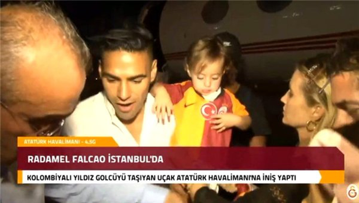 Radamel Falcao İstanbul\'da! İşte ilk sözleri...