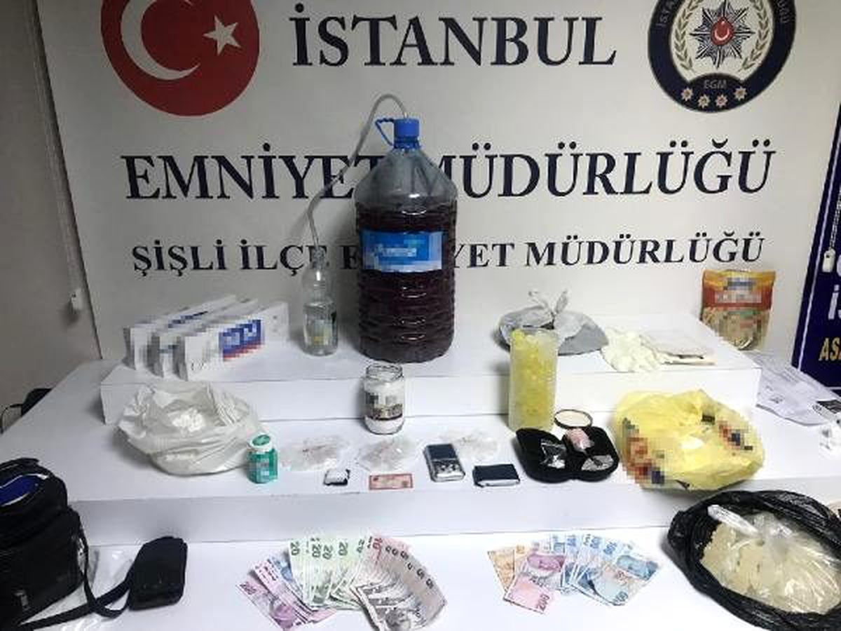 Şişli\'de uyuşturucu operasyonu
