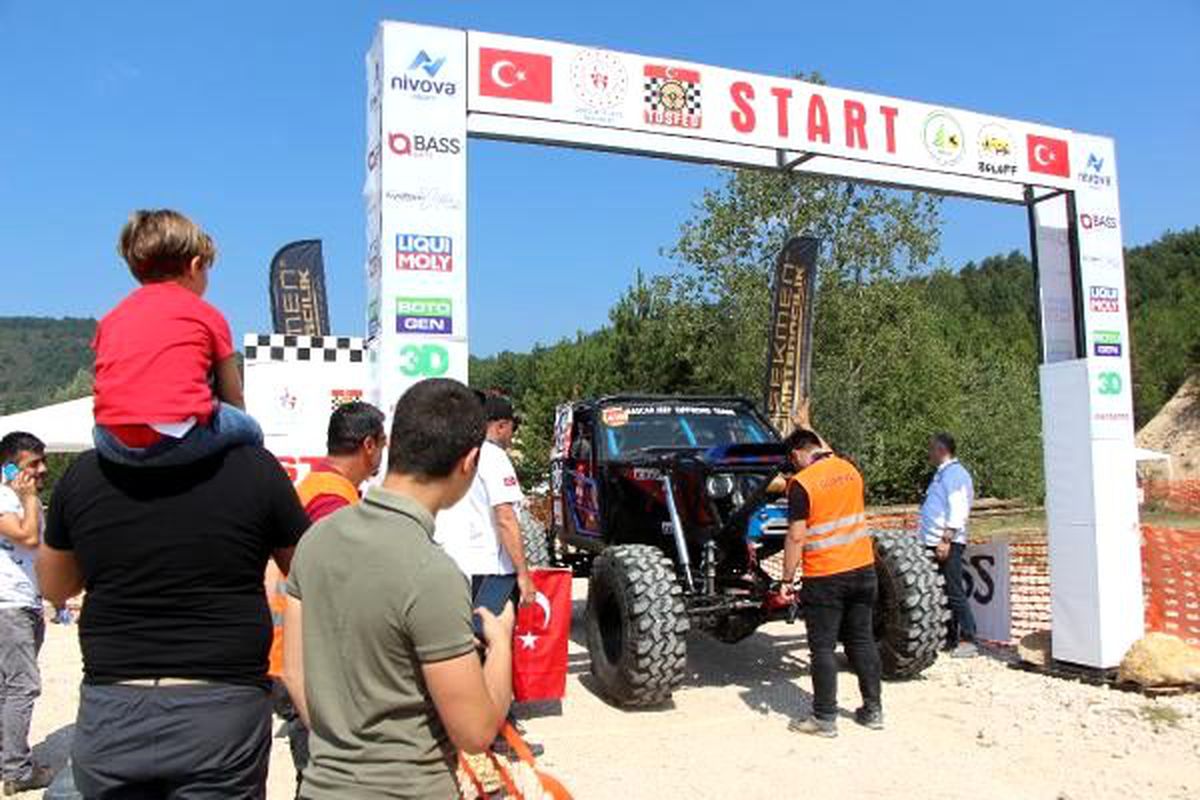 Türkiye trial şampiyonası bolu\'da start aldı