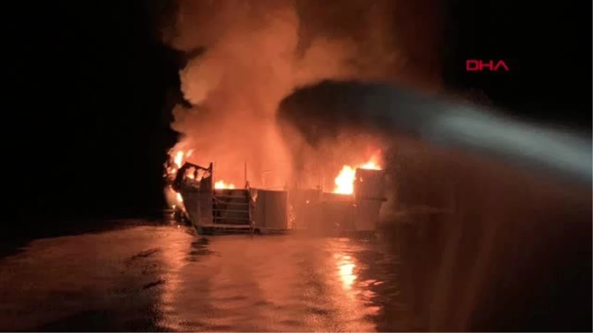 Abd\'de yolcu gemisinde yangın: 34 ölü