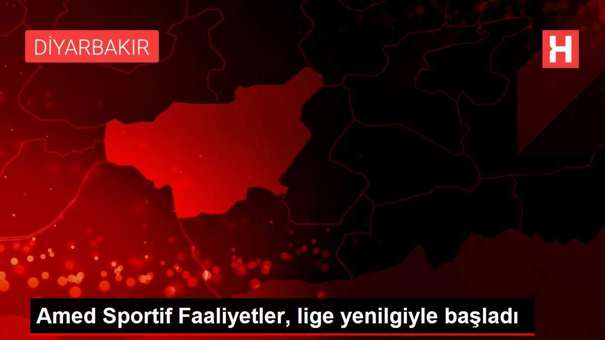 Amed Sportif Faaliyetler, lige yenilgiyle başladı