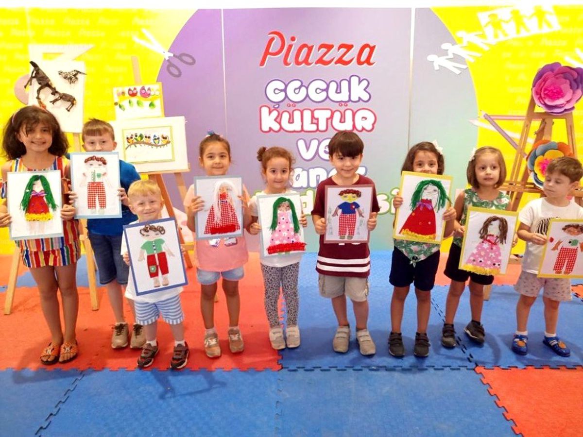 Eğlendiler, öğrendiler, sergilediler