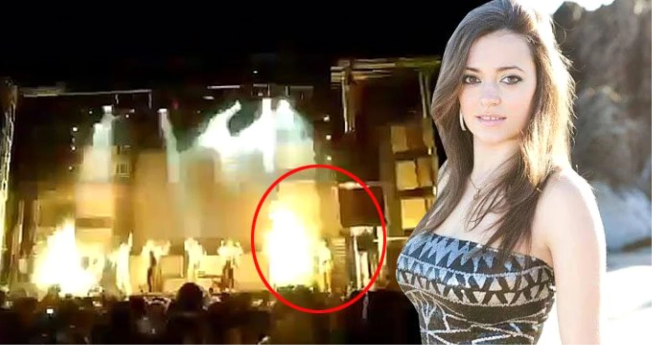 Genç şarkıcı Joana Sainz, havai fişek makinesinden fırlayan parçadan dolayı hayatını kaybetti