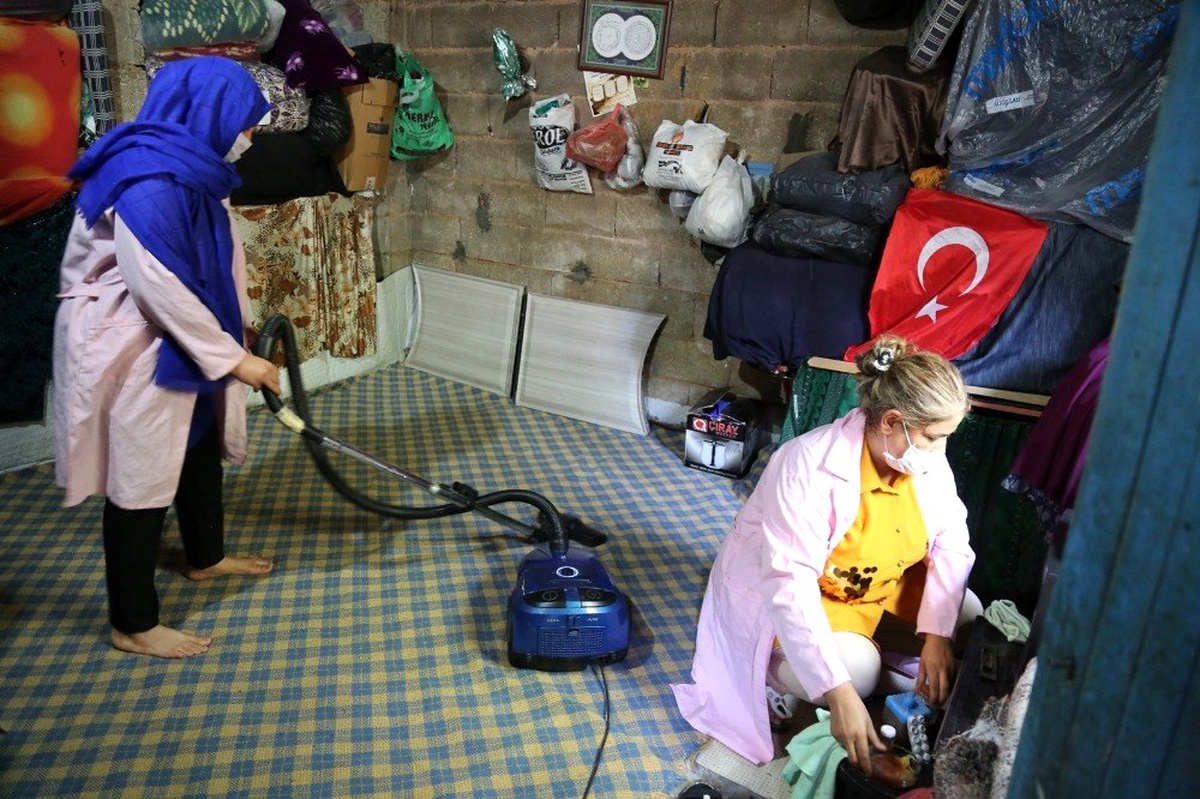 Haliliye\'de evde bakım hizmeti veriliyor