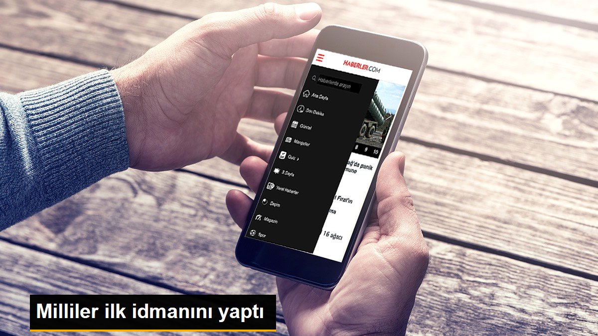 Milliler ilk idmanını yaptı