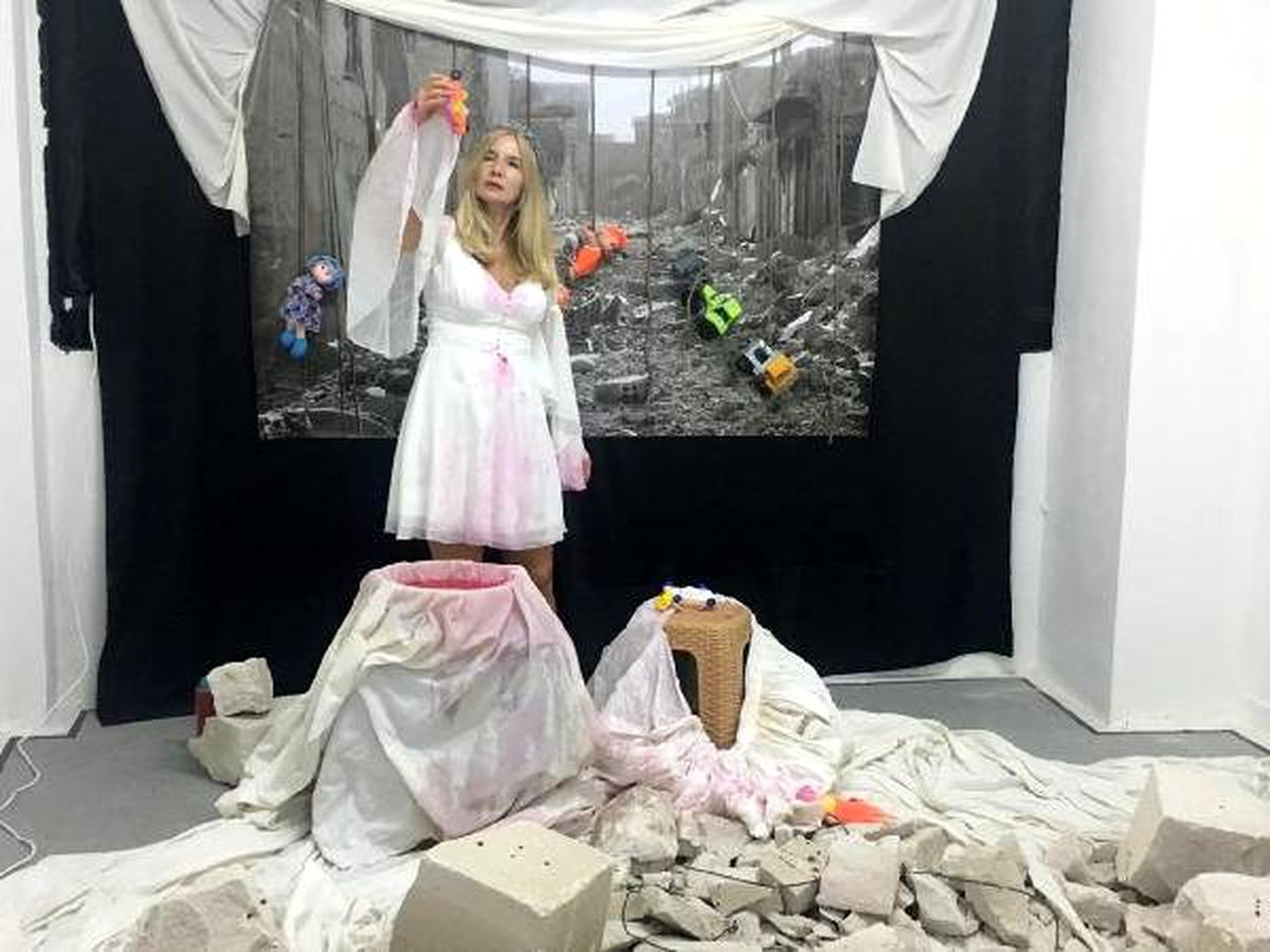 Sanat çalıştayına \'savaş çocukları performansı\' damga vurdu