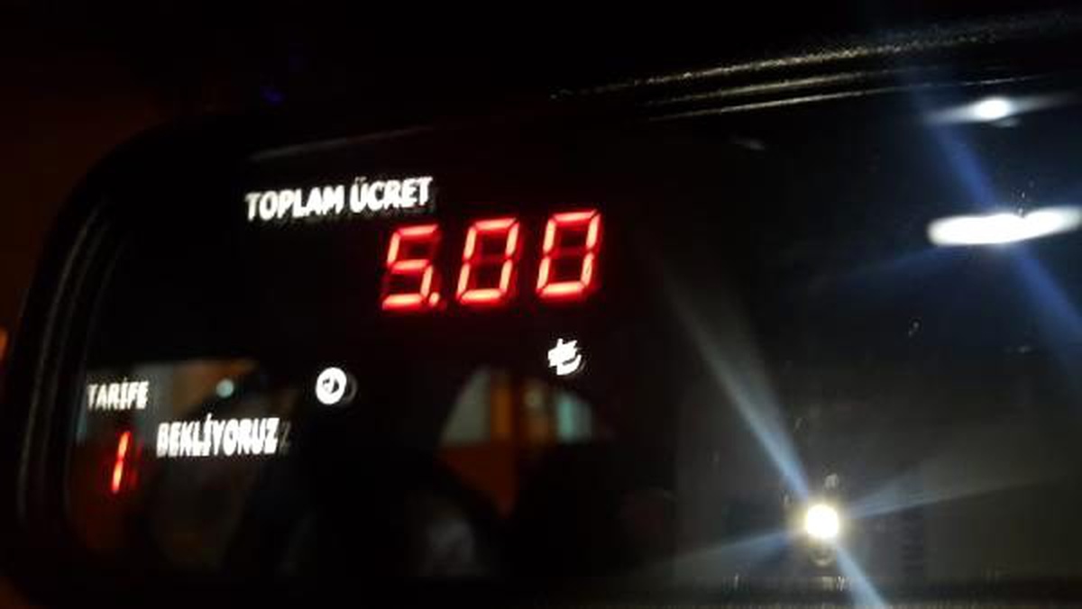 Taksi ücretleri zammı yürürlüğe girdi