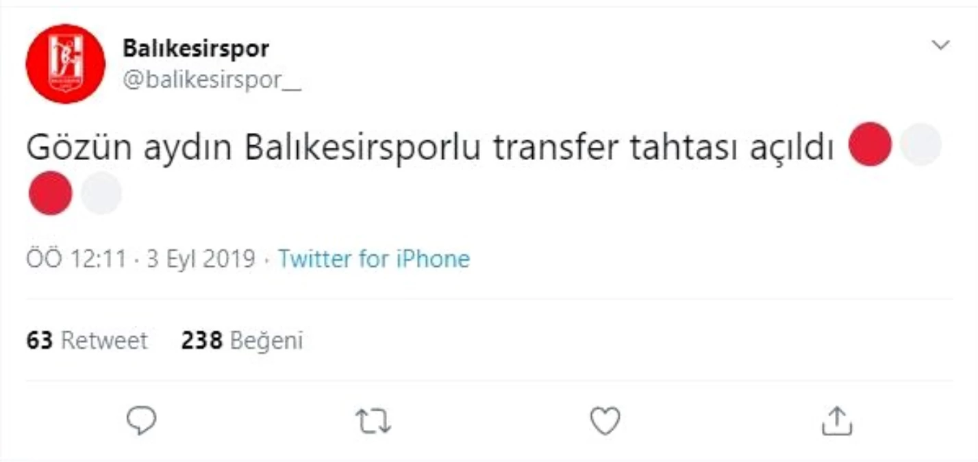 Balıkesirspor\'da mutlu son