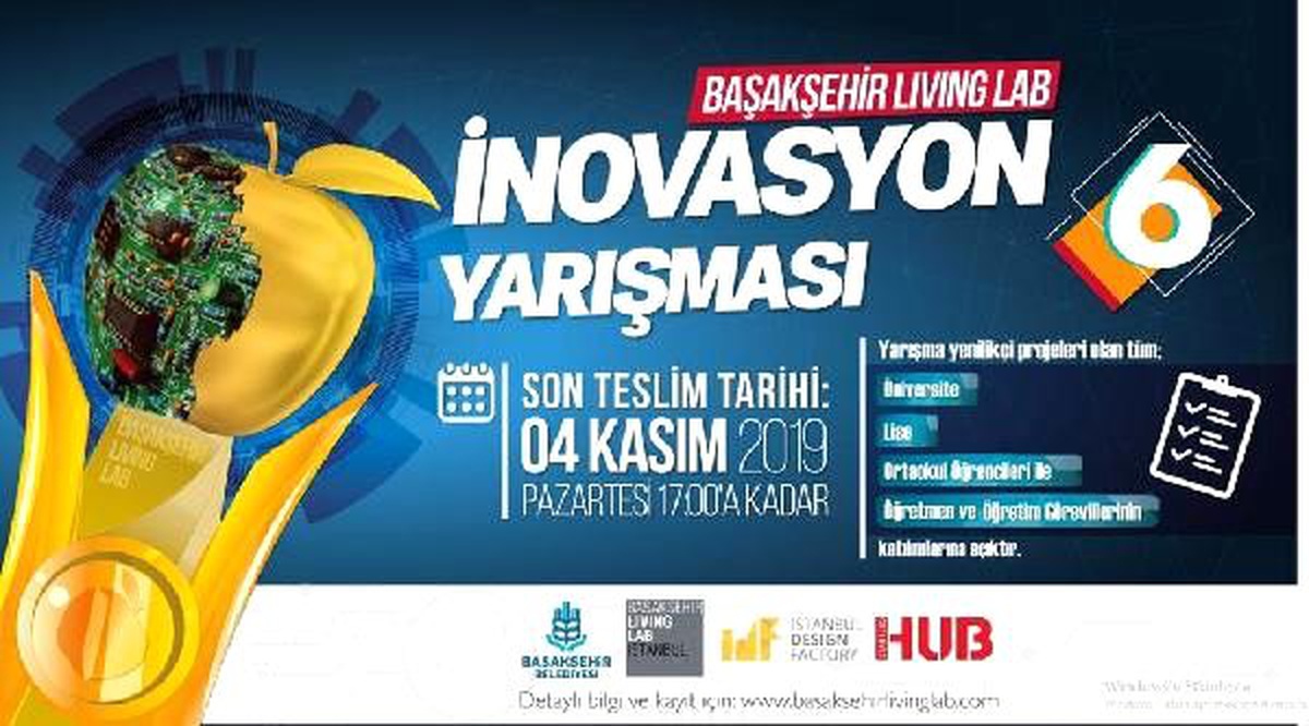 Başakşehir living lab inovasyon yarışması başvuruları başladı