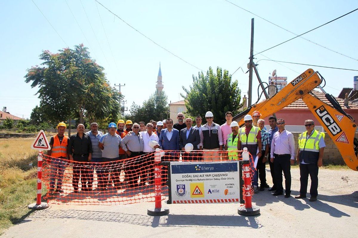 Başkan Kalaycı: "Atatürk Mahallesine doğalgaz hayırlı olsun"