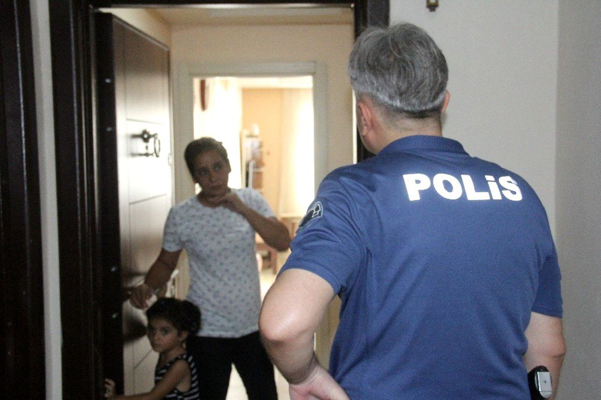 Birlikte yaşadığı erkek tarafından darp edildi