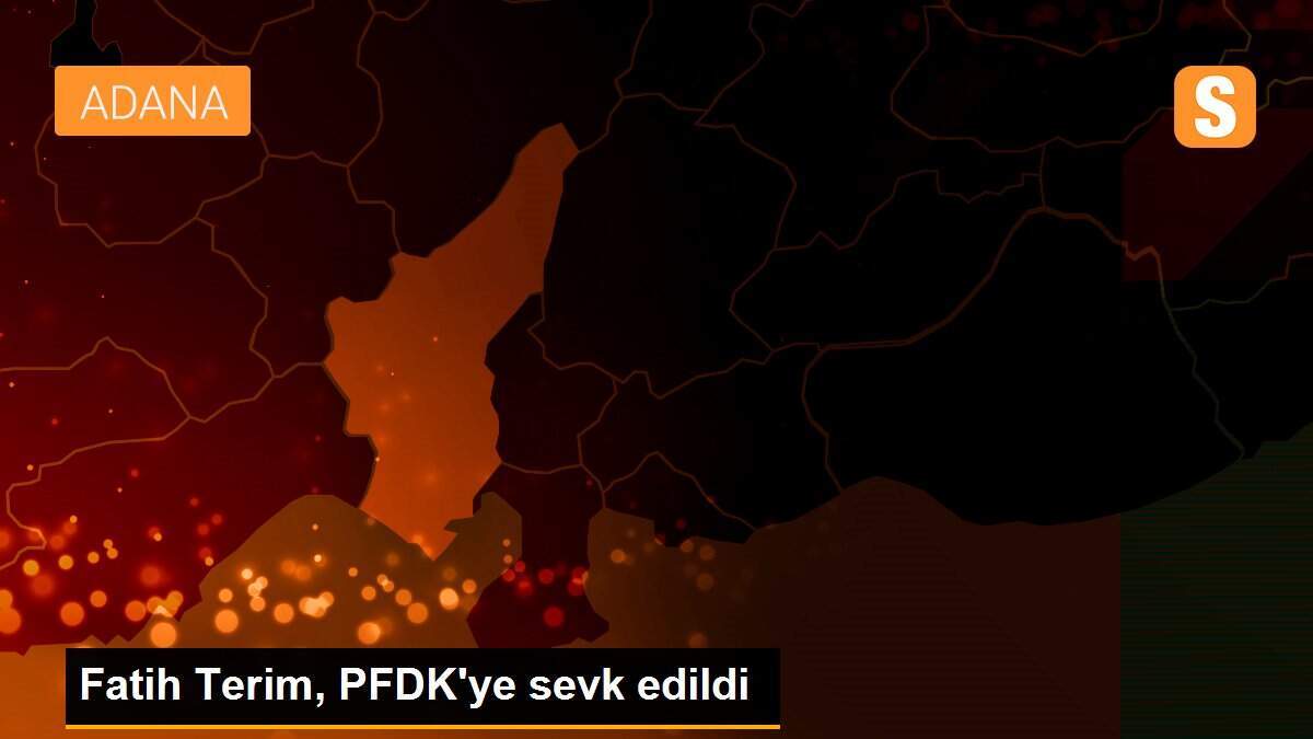 Fatih Terim, PFDK\'ye sevk edildi