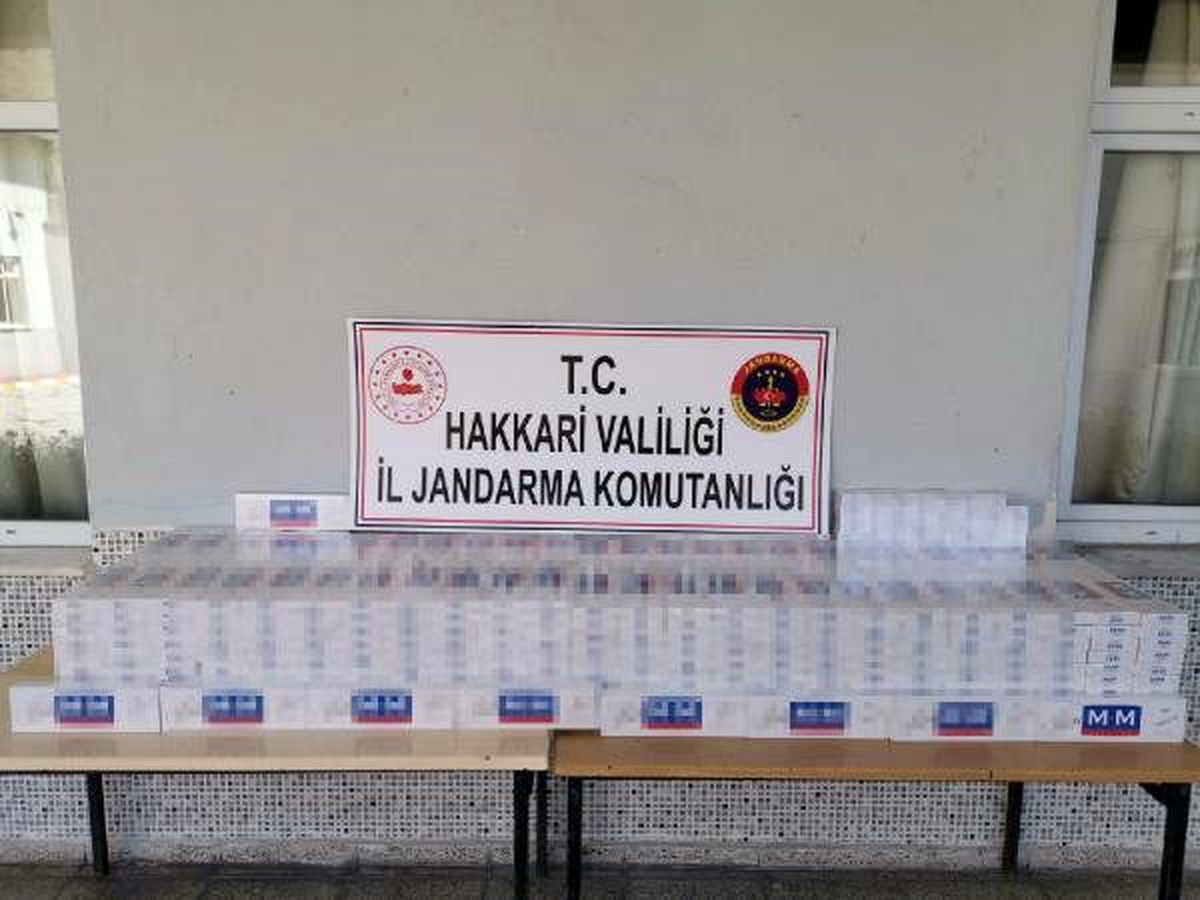 Hakkari\'de 5 bin paket kaçak sigara ele geçirildi