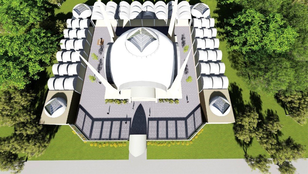 Hasta yakınlarının ihtiyacı için cami ve külliye inşa ediliyor