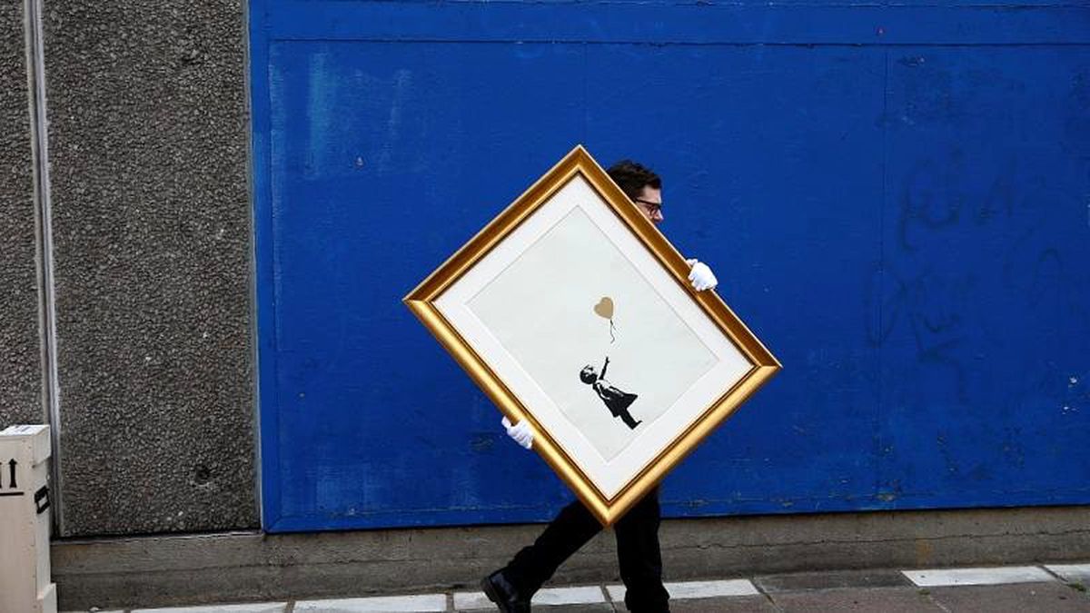Paris\'te dünyaca ünlü İngiliz sokak sanatçısı Banksy\'nin eseri daha çalındı