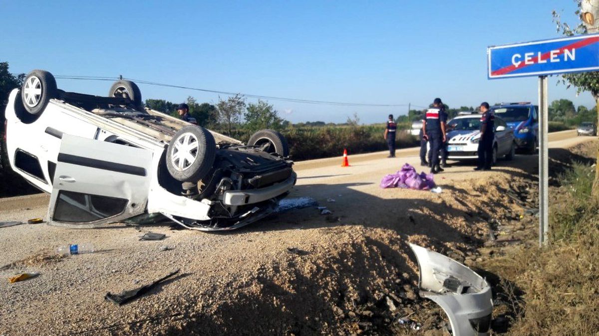 Sinop\'ta trafik kazası: 1 yaralı