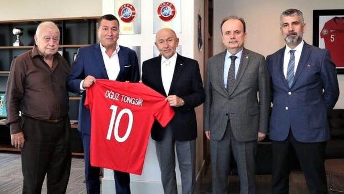 TSYD\'den TFF Başkanı Nihat Özdemir\'e ziyaret