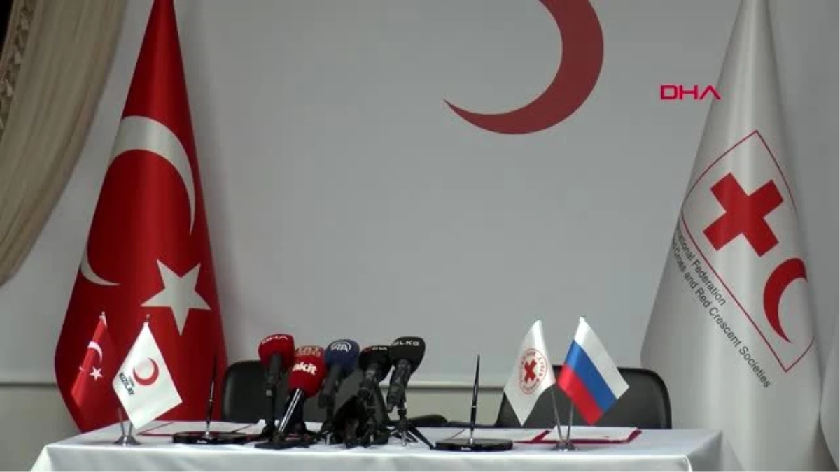 Türk kızılayı ile rus kızılhaçı arasında işbirliği protokolü