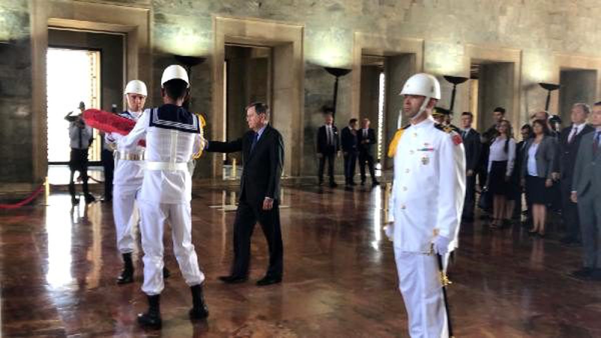 Abd\'nin yeni büyükelçisi satterfield, anıtkabir\'de