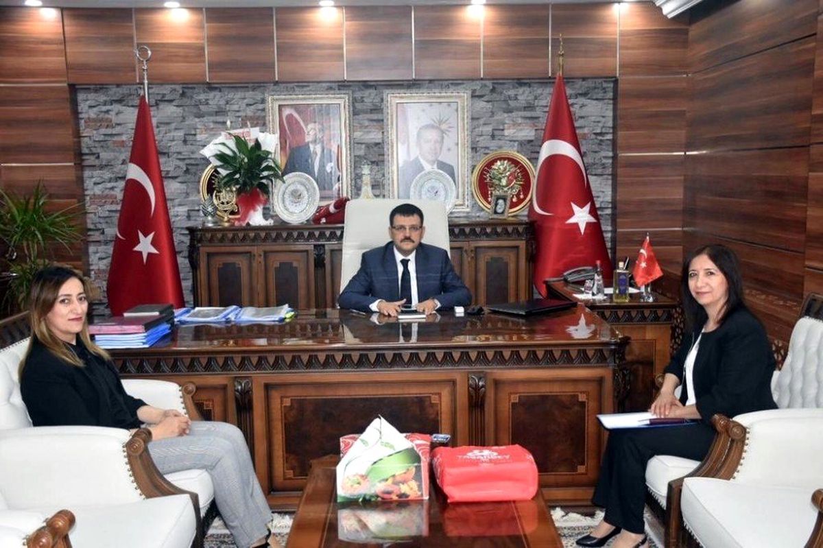 ADEM yetkililerinden Kaymakam Doğramacı\'ya ziyaret