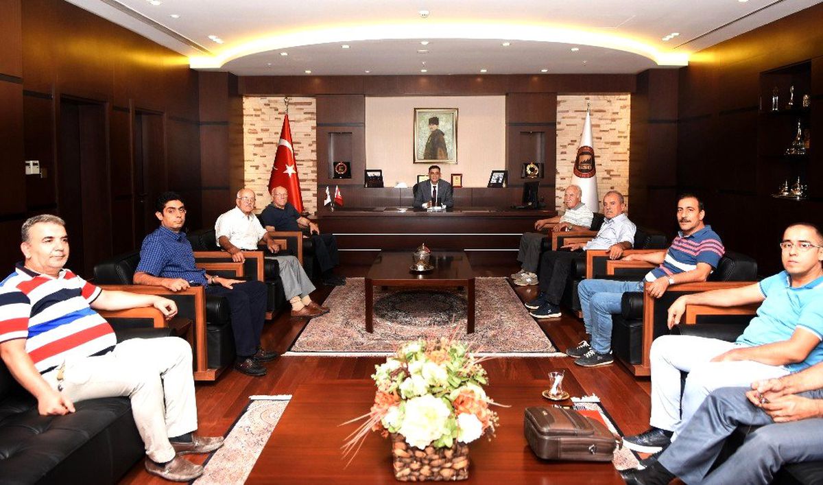 Başkan Ünverdi\'ye dericilerden ziyaret