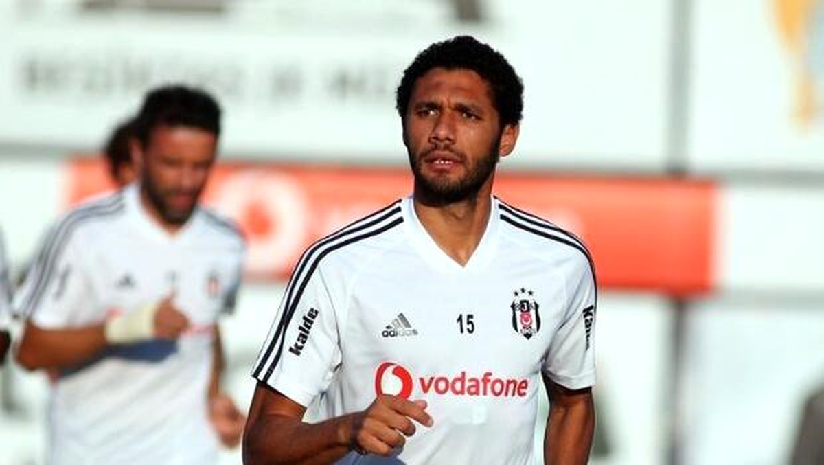 Beşiktaş\'ta yeni transfer Elneny takımla ilk kez çalıştı