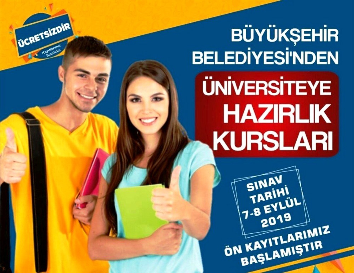 Büyükşehir\'den üniversiteye hazırlık kursları
