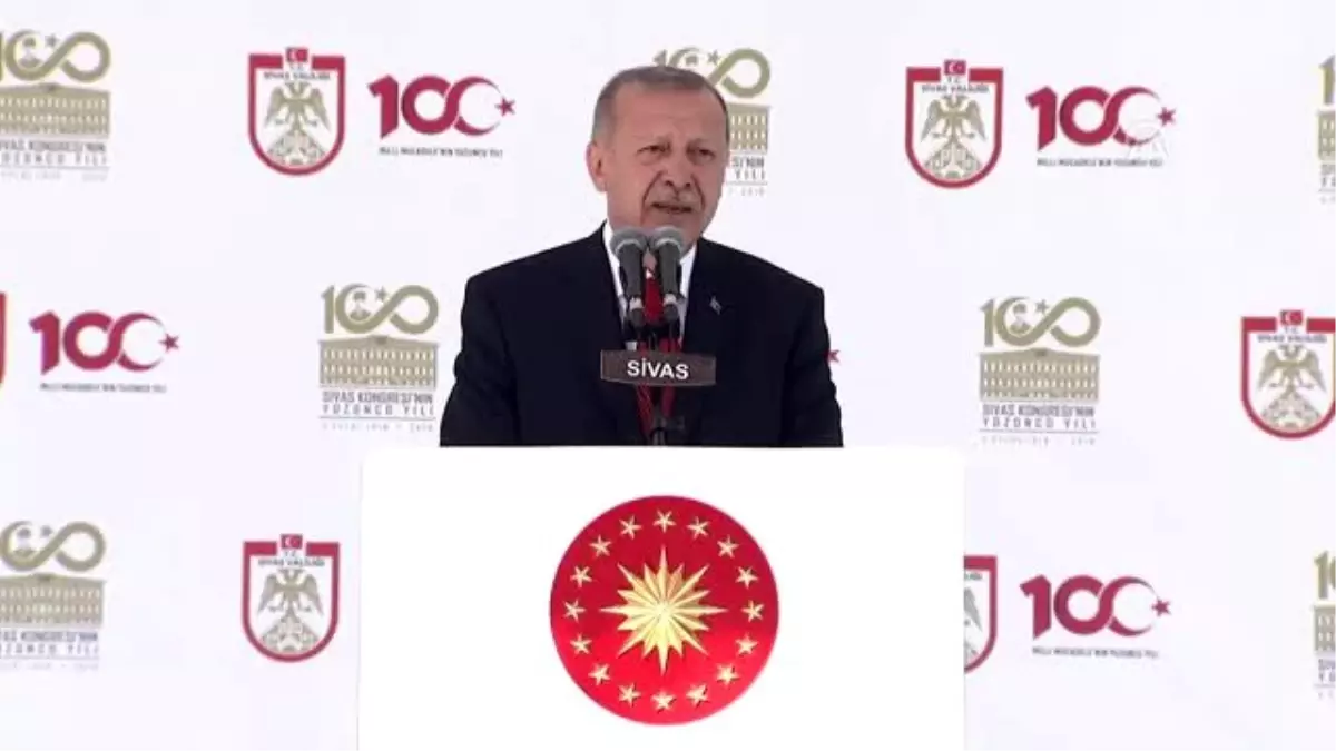 Cumhurbaşkanı Erdoğan: "Sivas\'ın gönlünde nifak değil, birlik, beraberlik duyguları yer bulur"