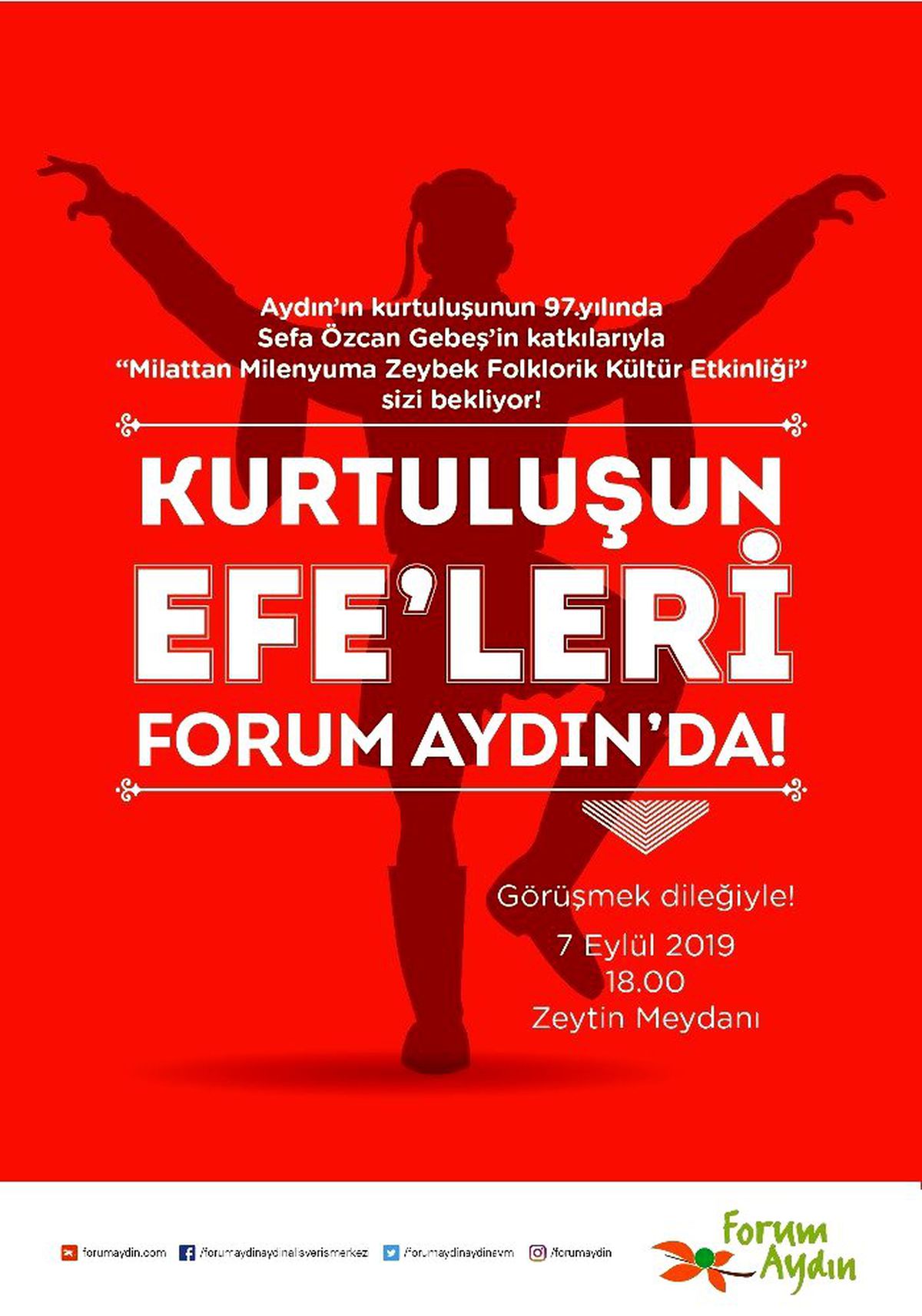 Kurtuluşun efeleri Forum Aydın\'da