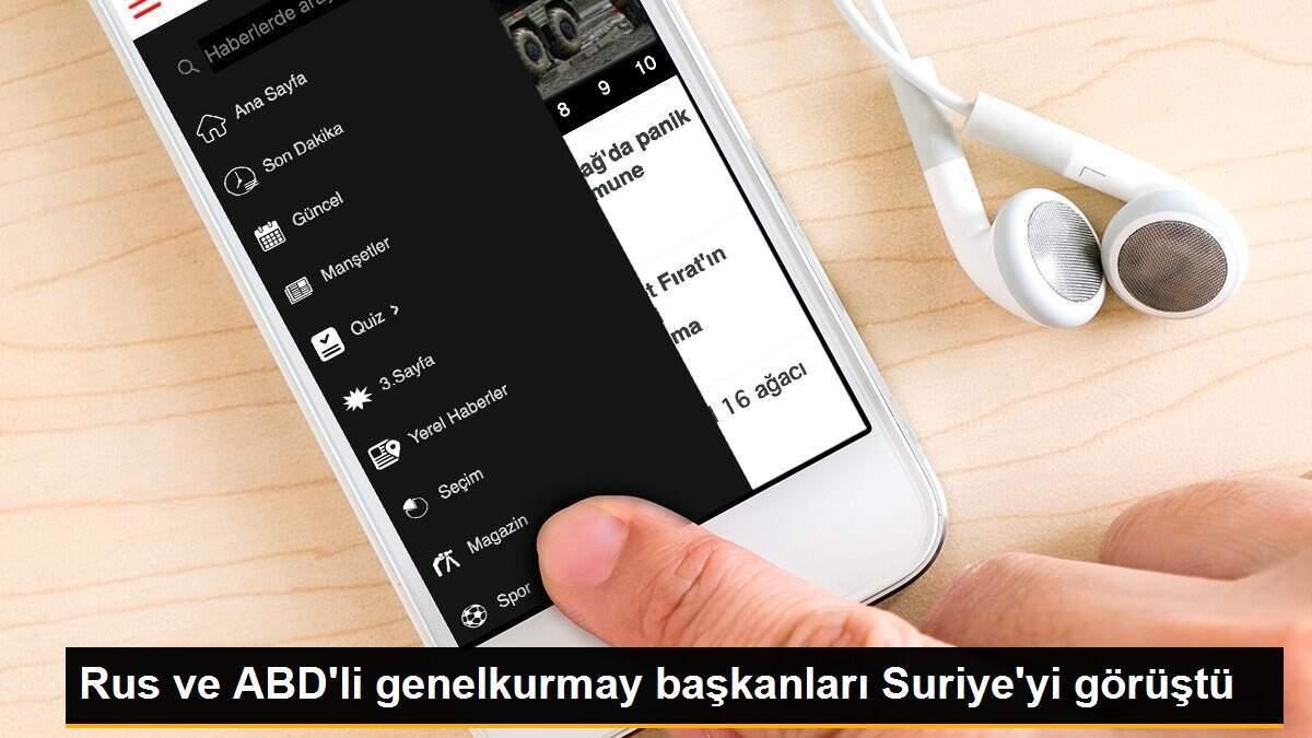 Rus ve ABD\'li genelkurmay başkanları Suriye\'yi görüştü