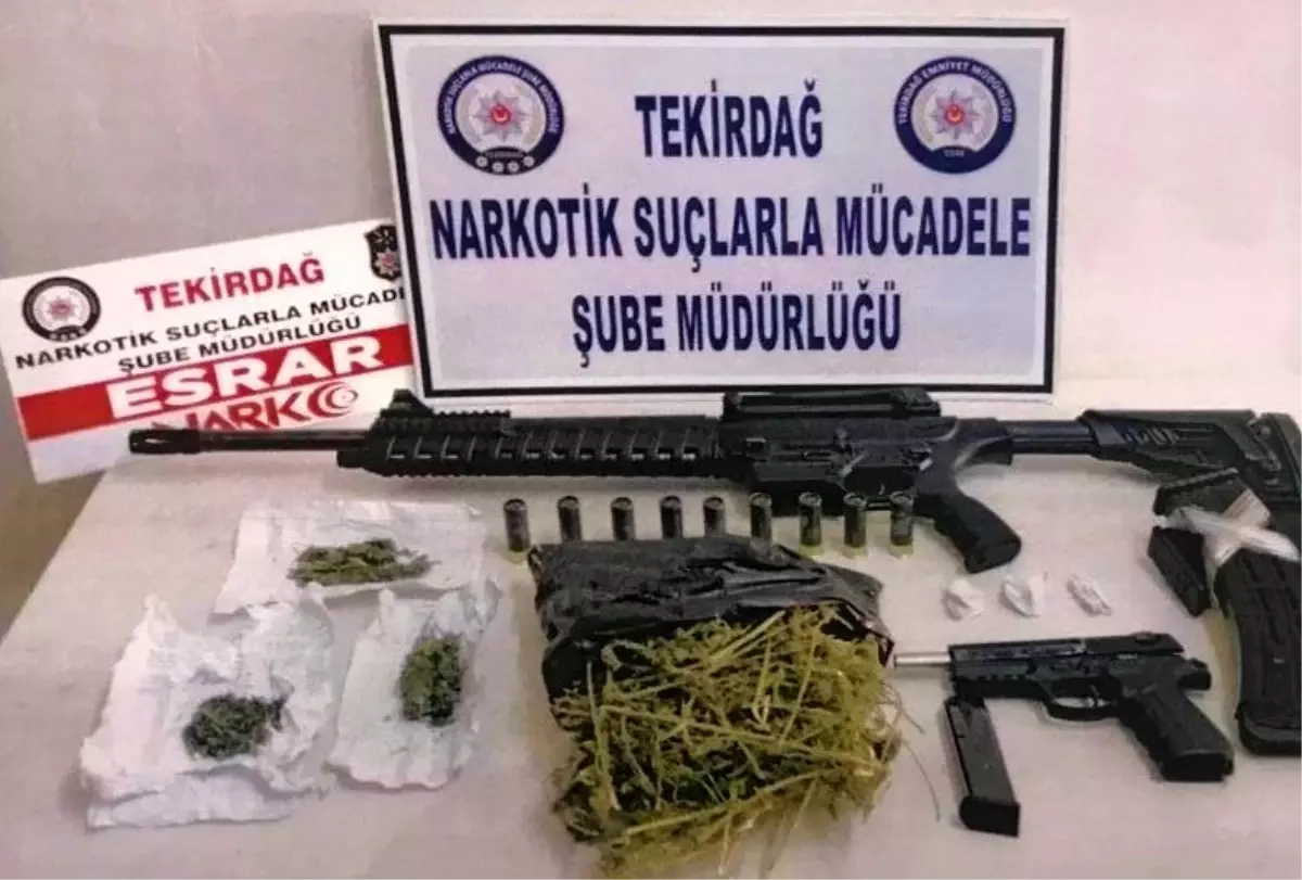 Tekirdağ\'ın 4 ilçesinde uyuşturucu operasyonu: 15 gözaltı
