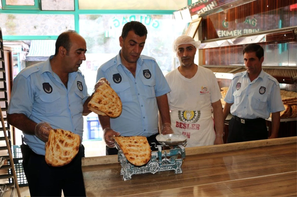 Bitlis\'te ekmek fırınlarında gramaj denetimi