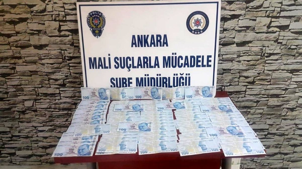 Piyasaya sahte para sürecekti polis yakaladı