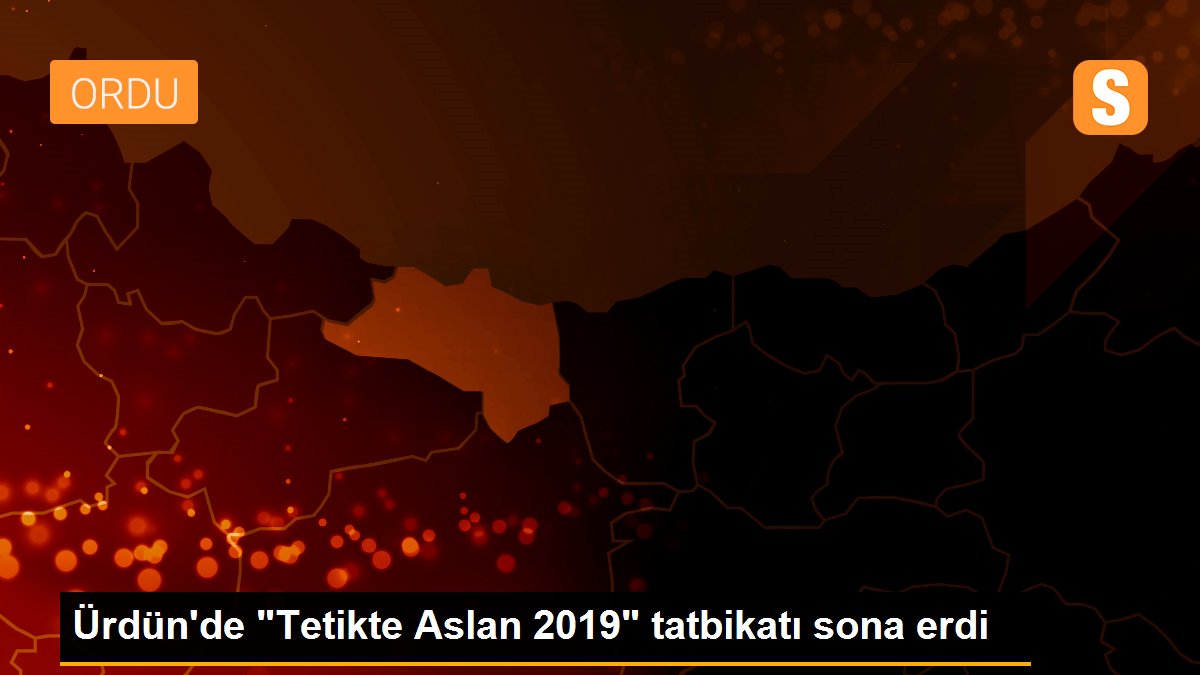 Ürdün\'de "Tetikte Aslan 2019" tatbikatı sona erdi