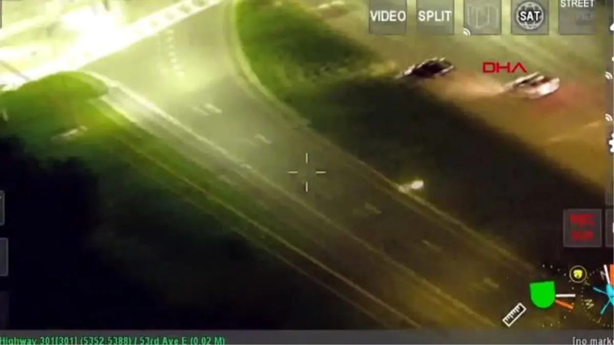 14 yaşındaki araba hırsızı helikopter takibi ile yakalandı