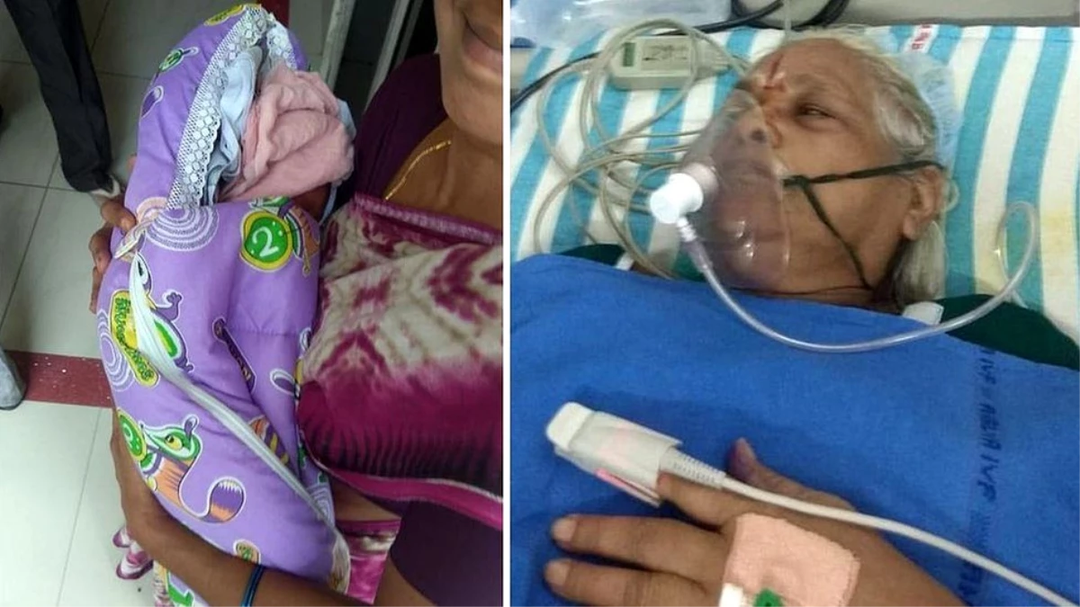 73 yaşındaki kadın ikiz doğurdu, 82 yaşındaki baba ertesi gün inme geçirdi